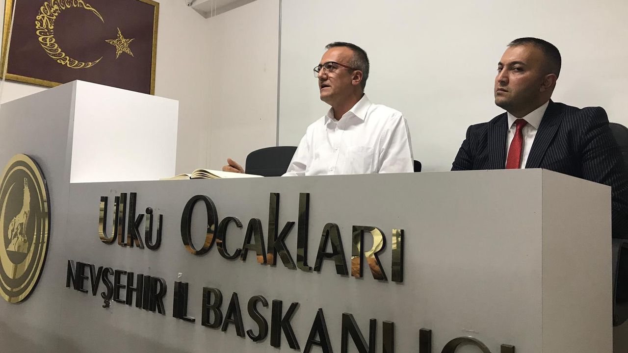 Üniversite Rektör’ü Nevşehir’de Ülkücülüğü anlattı