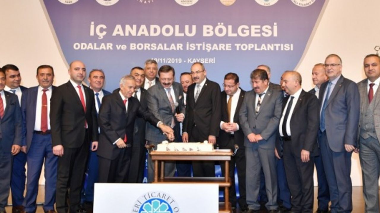 Nevşehir İş Dünyası, Kayseri'de Bölge İstişare Toplantısına Katıldı
