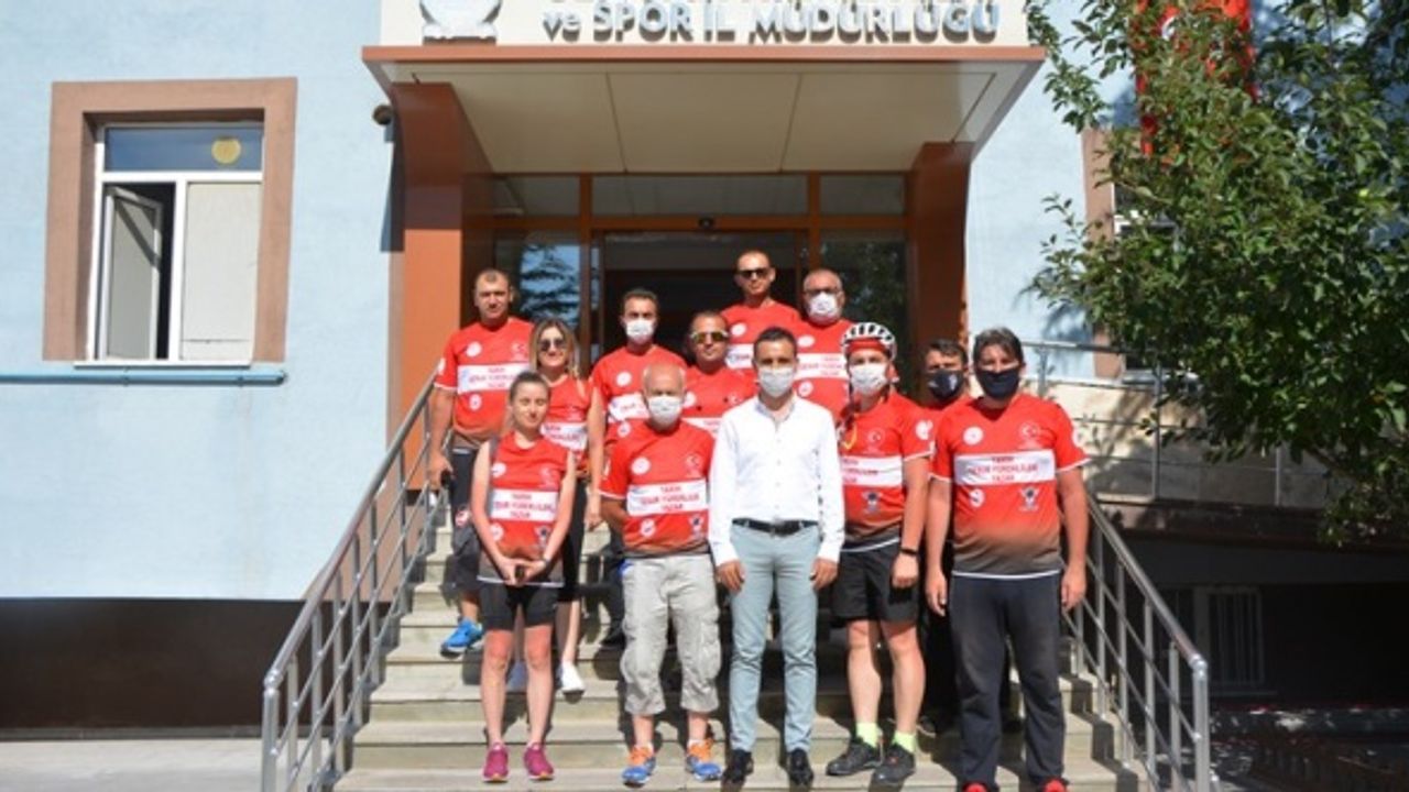 18 Vites bisiklet ve doğa sporları kulübü sporcuları Nevşehir'deydi