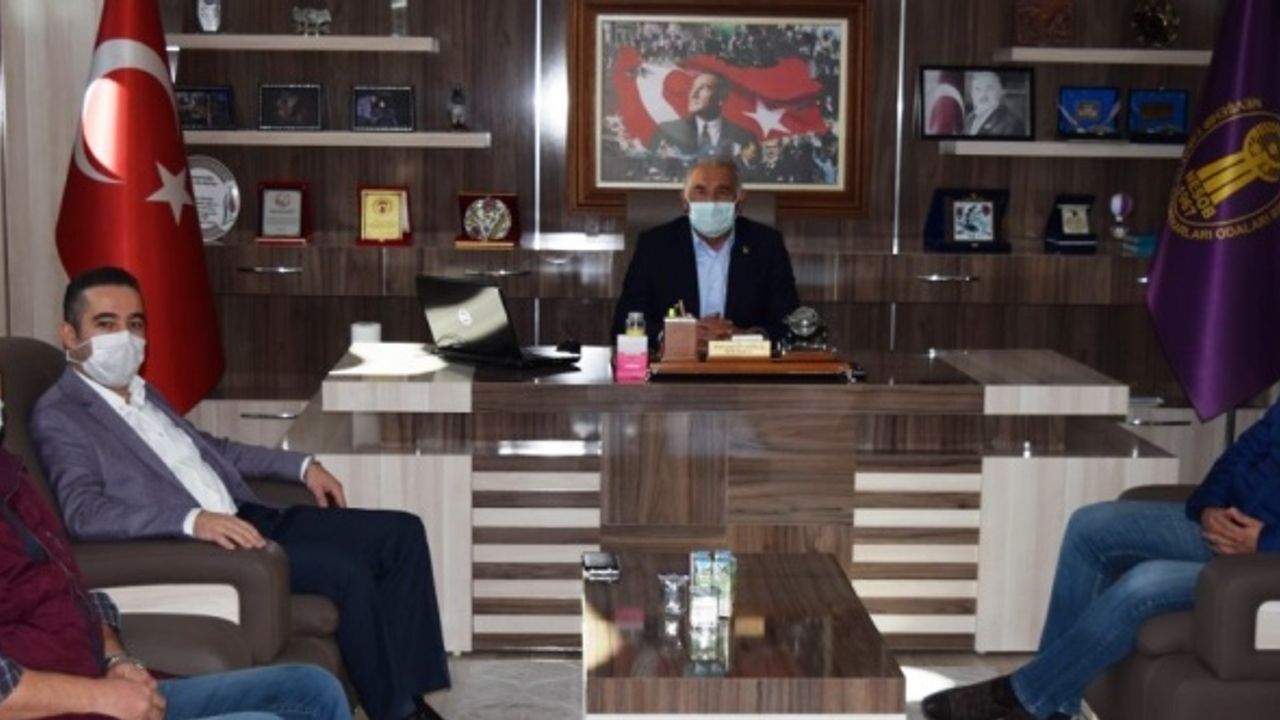 Deva Partisinden Başkan Pınarbaşı'na ziyaret