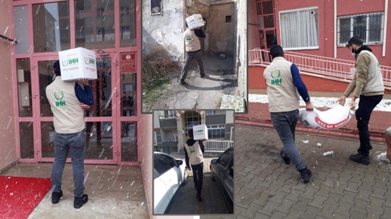 İHH ekipleri kar-kış demeden Nevşehir’de yardıma koşuyor