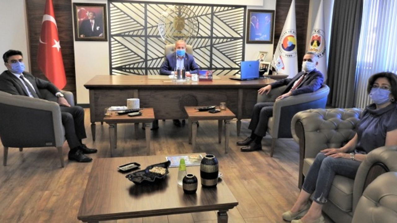 SGK Nevşehir İl Müdürü Baltacı'dan Borsa Başkanı Salaş'a Ziyaret