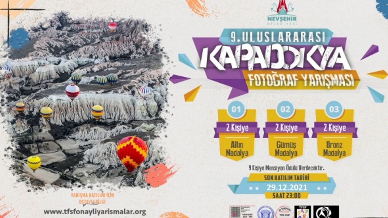 Nevşehir Belediyesi Kapadokya 9.Uluslararası Fotoğraf Yarışması İçin Başvurular Başladı