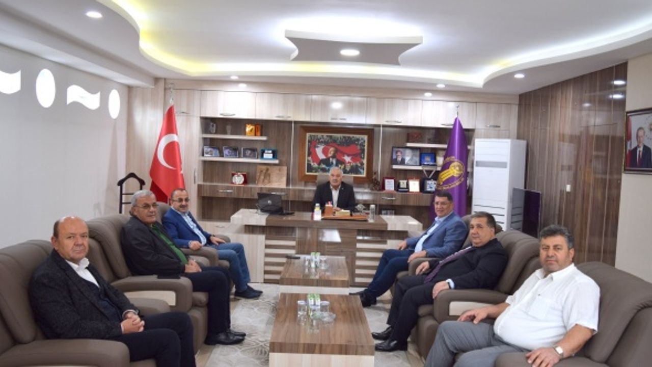 Birlik ve Federasyon Başkanlarından Nevesob Başkanı Pınarbaşı'ya Ziyaret
