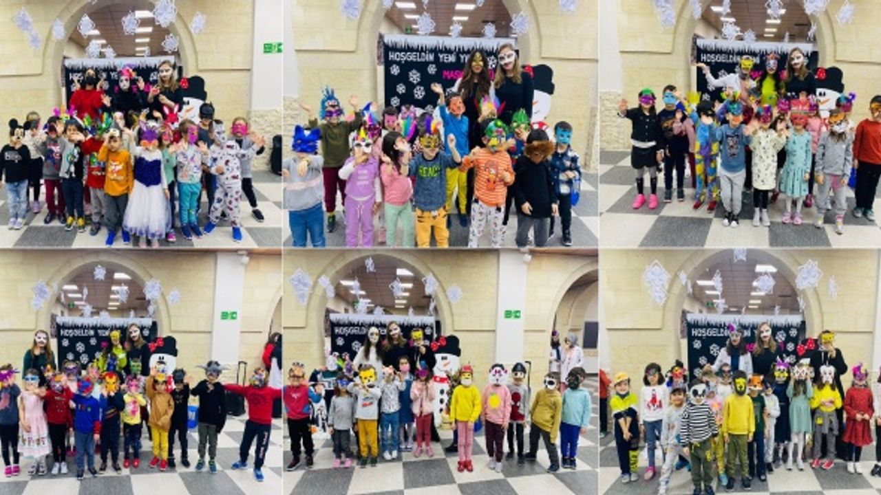 Bahçeşehir Koleji Anaokulu’nda Yeni Yıl "Maske Günü" Partisi