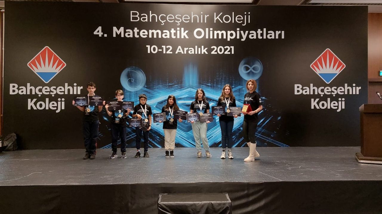 Bahçeşehir Koleji "Matematik Olimpiyatları"na katıldı