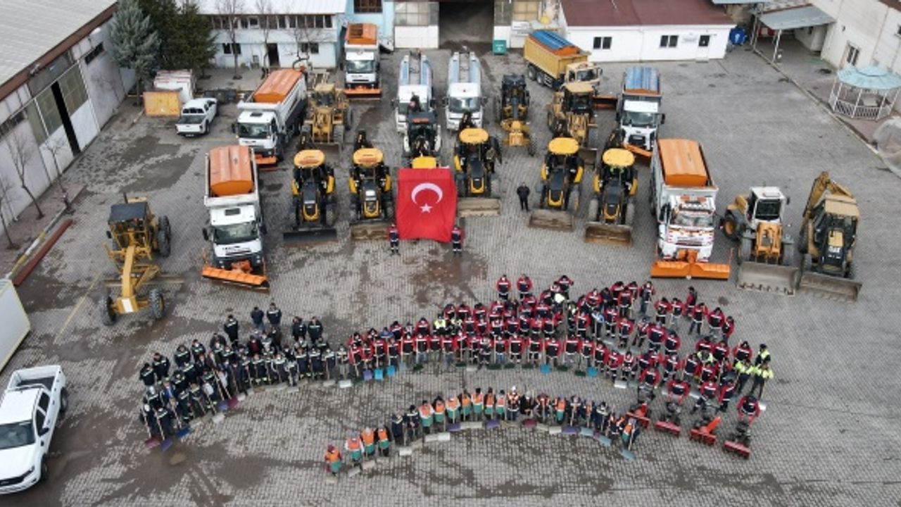 Nevşehir Belediyesi Karla Mücadele Ekipleri Kışa Hazır