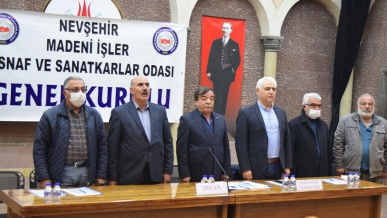 Nevşehir Madeni İşler Odası Genel Kurulu Gerçekleştirildi