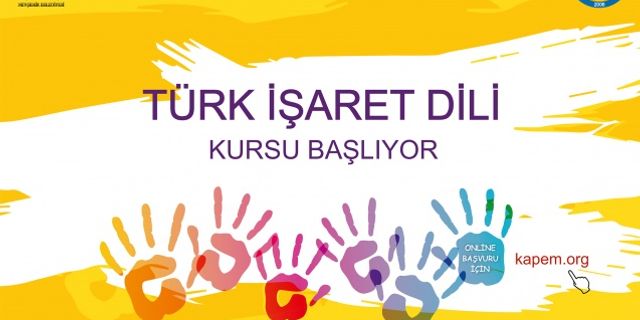 Nevşehir'de Türk İşaret Dili Kursu Açılacak