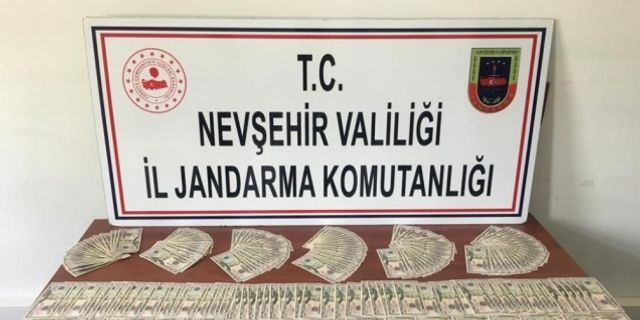 Nevşehir’de sahte 15 bin dolar ele geçirildi