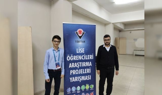 Tübitak Bölge Sergisine Nevşehir RTE Proje Anadolu İmam Hatip Lisesi Damgası