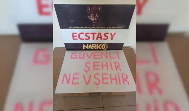 Nevşehir’de 490 adet uyuşturucu hap ele geçirildi
