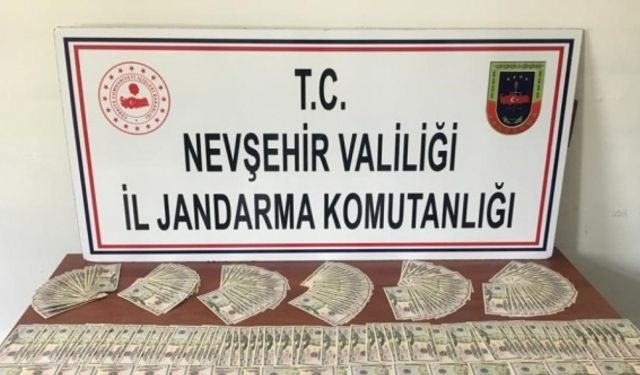 Nevşehir’de sahte 15 bin dolar ele geçirildi