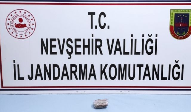 Nevşehir İl Jandarma Komutanlığı Kubar Esrarı ele geçirdi