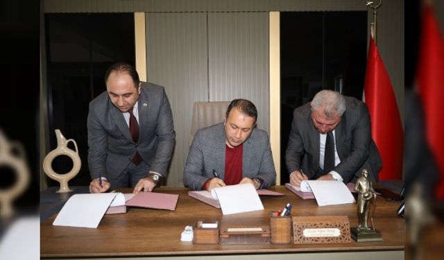 Avanos Belediyesi'nde Sosyal Denge Tazminatı Sözleşmesi İmzalandı.