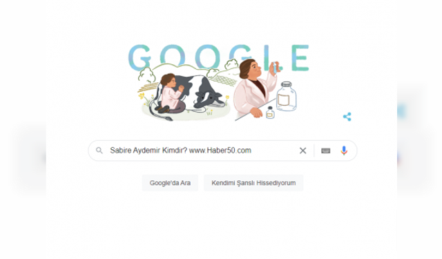 Google'dan Sabire Aydemir Doodle. Sabire Aydemir kimdir?
