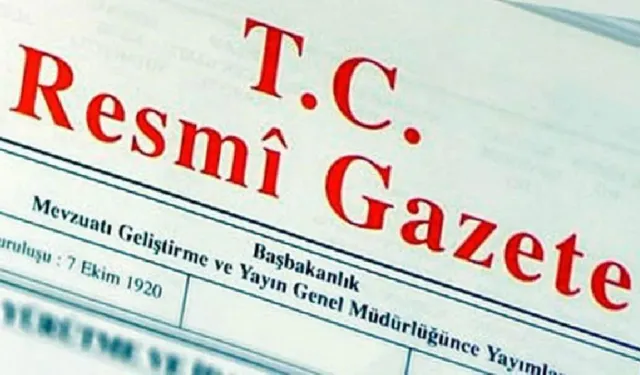 Resmi Gazete'de bugün (1 Nisan 2022)