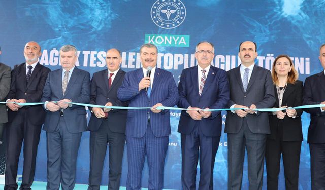 Konya'da 83 Sağlık Tesisinin Açılışını Gerçekleştirildi