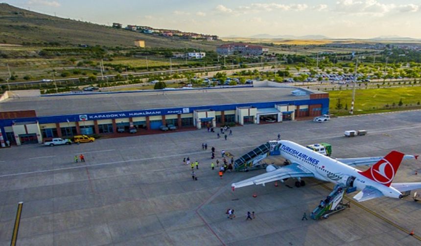 Aralık Ayında Kapadokya Havalimanı’nda 24.516 Yolcuya Hizmet Verildi
