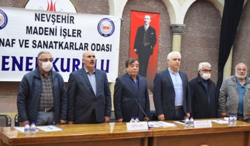 Nevşehir Madeni İşler Odası Genel Kurulu Gerçekleştirildi