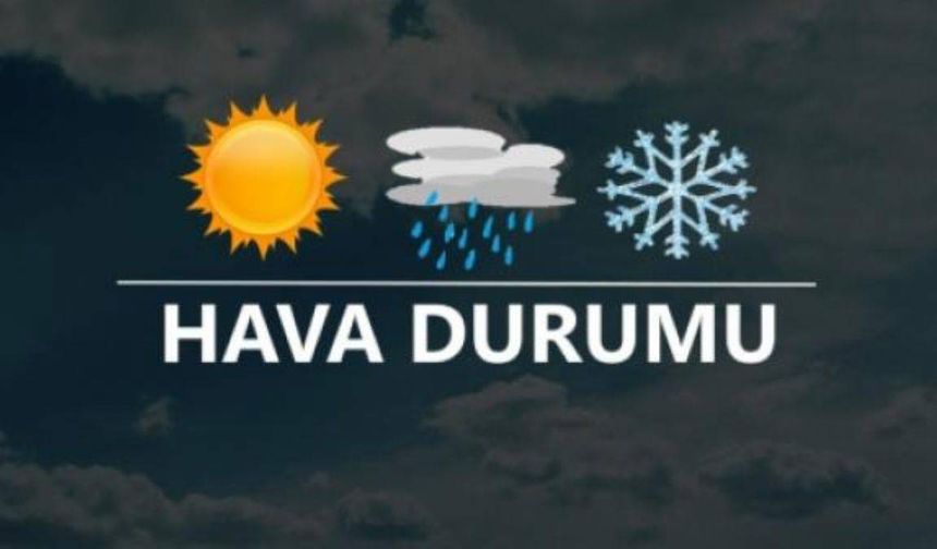 Aydın'da hava durumu nasıl olacak? 1 Kasım hava durumu 15 günlük detaylı hava durumu