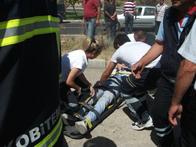 Nevşehir'de trafik kazası: 1 Yaralı